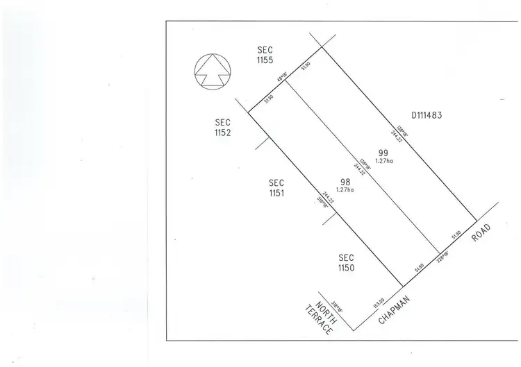 Floorplan of Homely land listing, 1172 (Lot 98) Chapman Road, Moonta Bay SA 5558