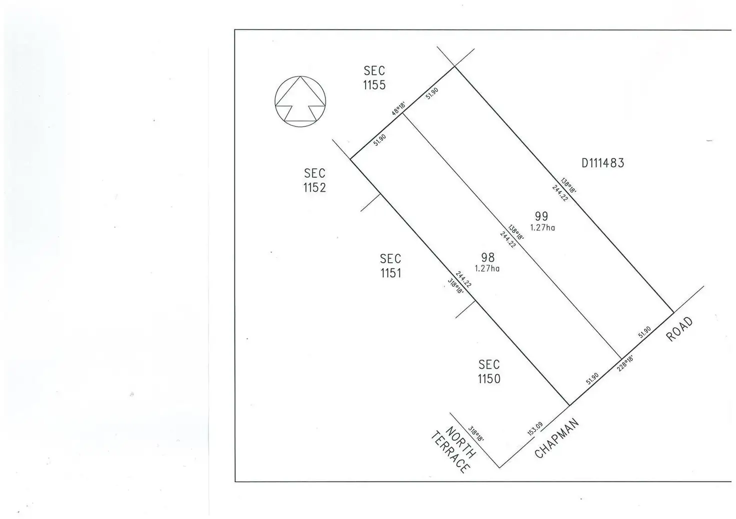 Floorplan of Homely land listing, 1172 (Lot 98) Chapman Road, Moonta Bay SA 5558