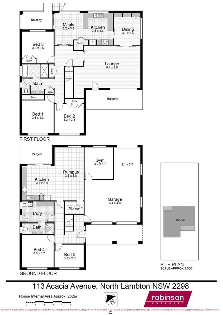 Floorplan of Homely house listing, 113 Acacia Avenue, North Lambton NSW 2299