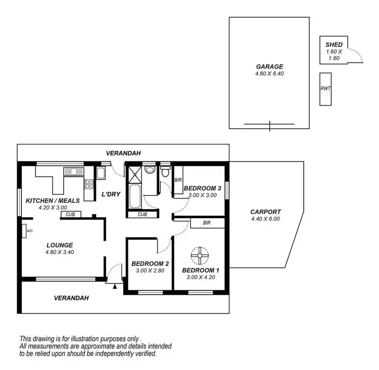Floorplan of Homely house listing, 32 Heath Street, Bedford Park SA 5042