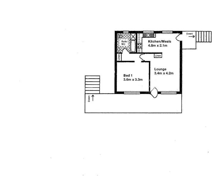 Floorplan of Homely unit listing, 11/461 Portrush Road, Glenside SA 5065