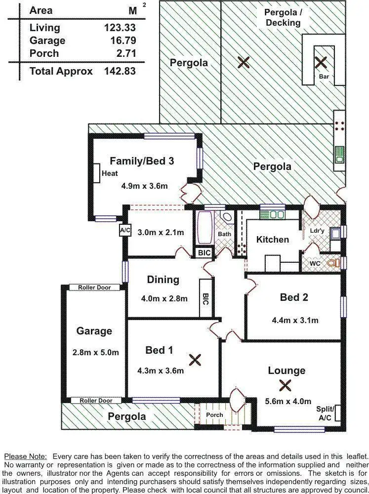 Floorplan of Homely house listing, 21 French Street, Netherby SA 5062