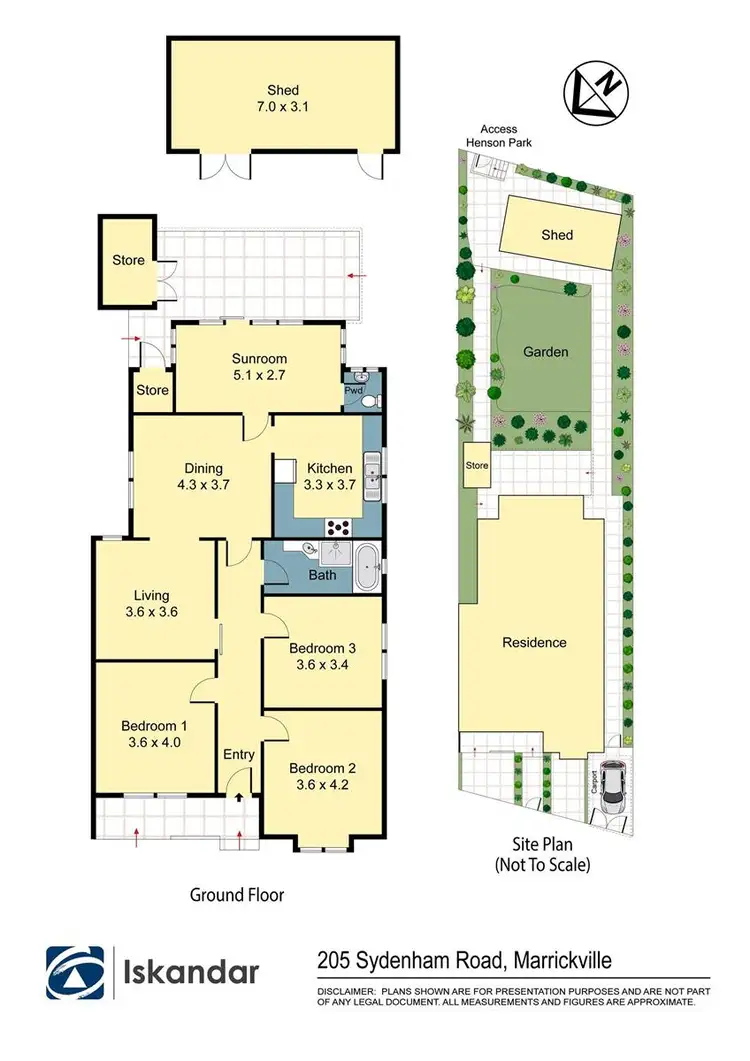 Floorplan of Homely house listing, 205 Sydenham Road, Marrickville NSW 2204