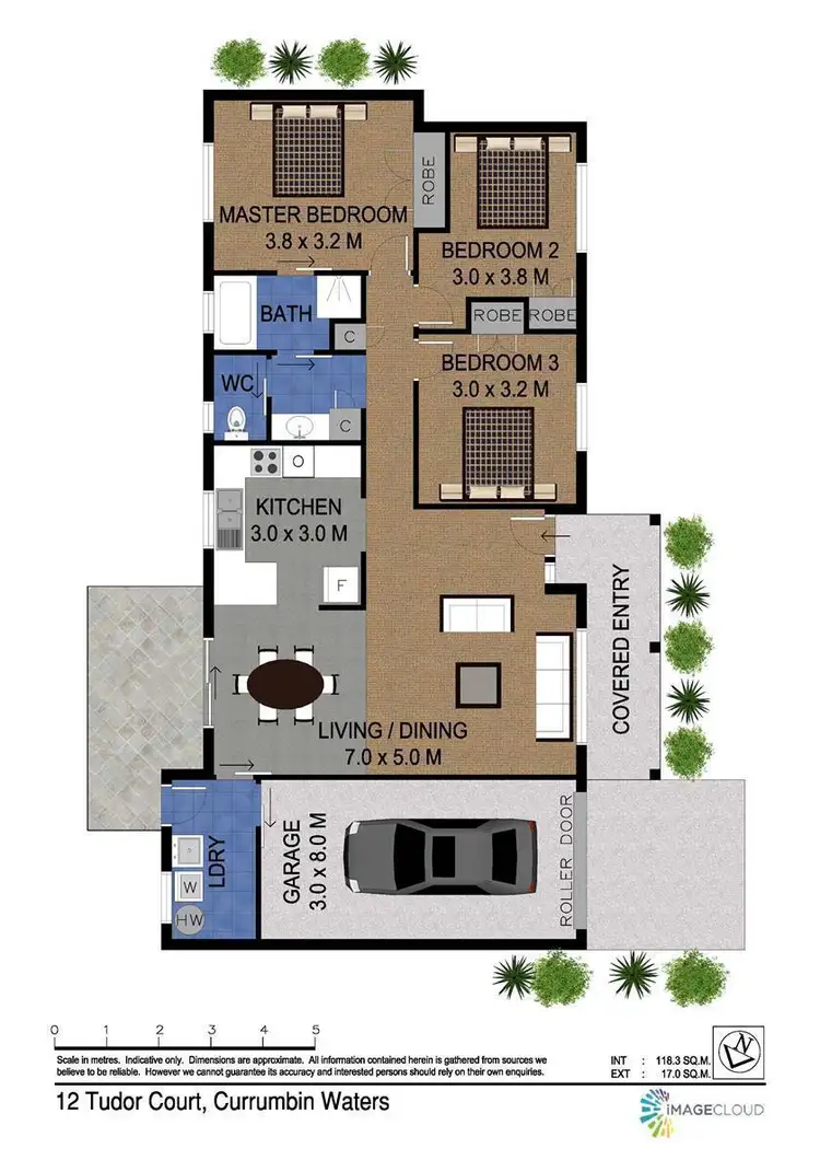 Floorplan of Homely house listing, 12 Tudor Court, Currumbin Waters QLD 4223
