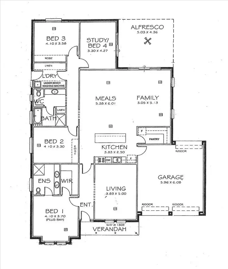 Floorplan of Homely house listing, 70 Kyeema Avenue, Cumberland Park SA 5041