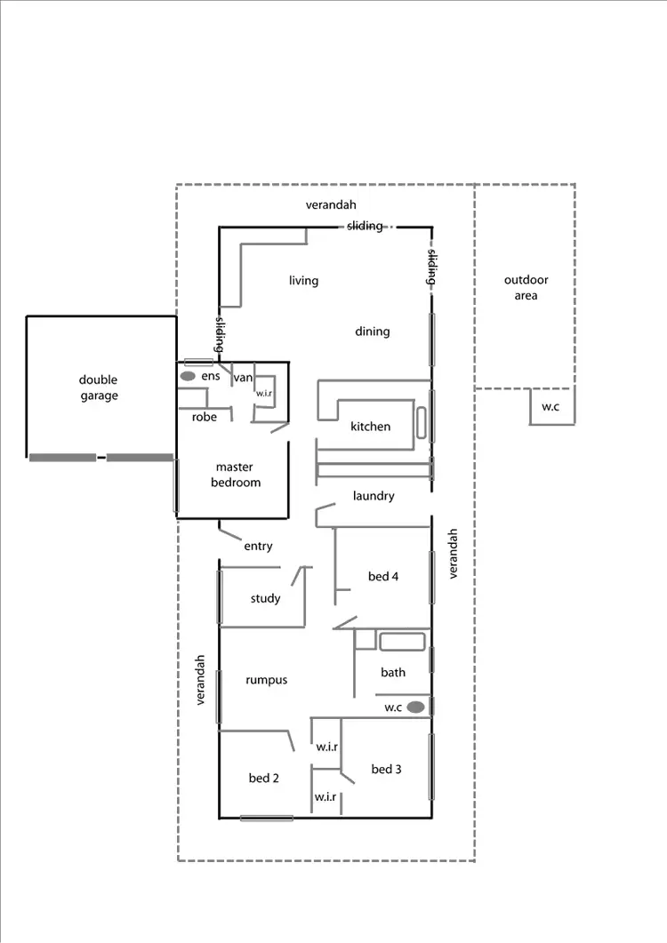 Floorplan of Homely house listing, 5a Rowse Court, Mildura VIC 3500