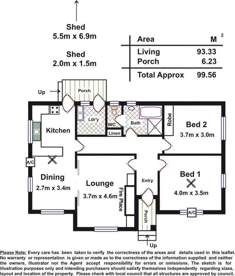 Floorplan of Homely house listing, 17 Eliza Place, Panorama SA 5041