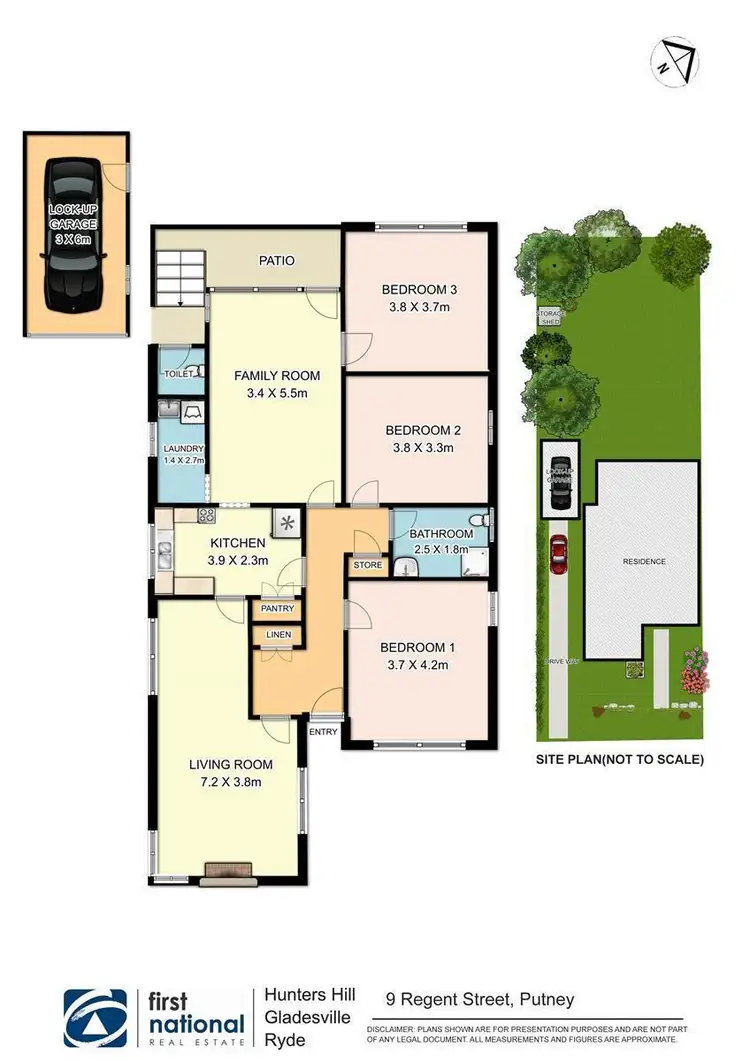 Floorplan of Homely house listing, 9 Regent Street, Putney NSW 2112