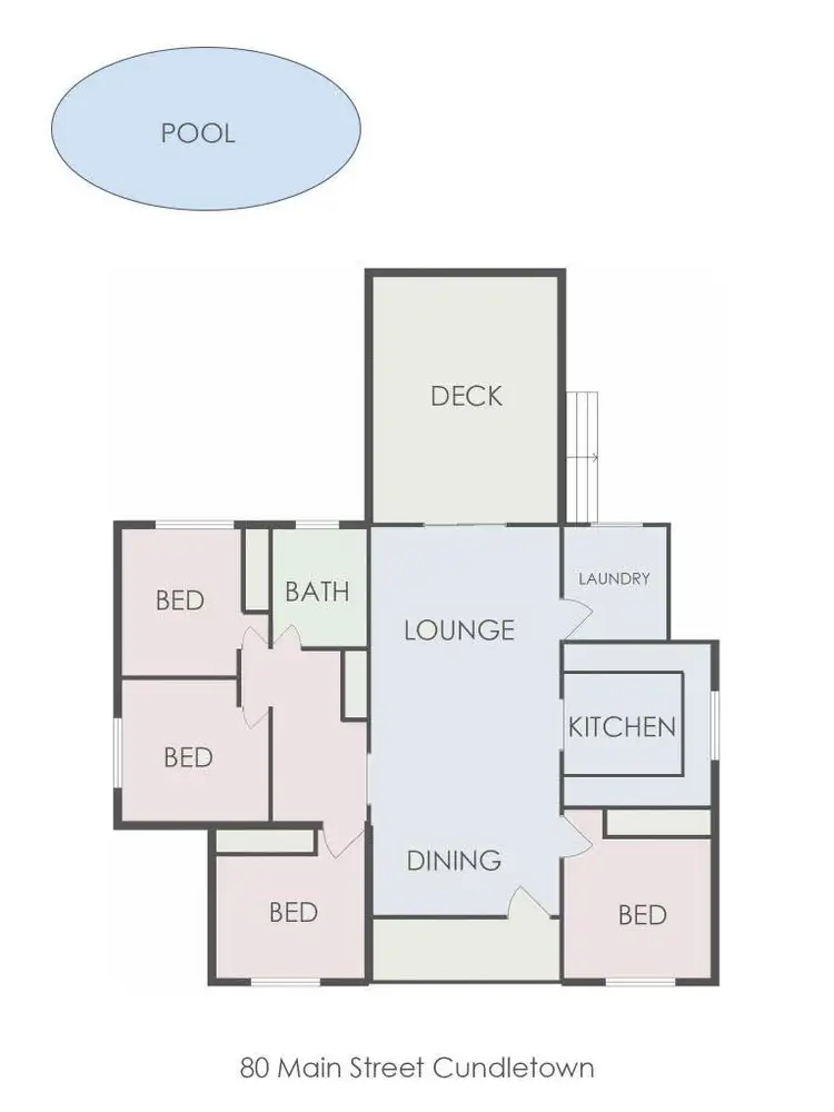 Floorplan of Homely house listing, 80 Main Street, Cundletown NSW 2430