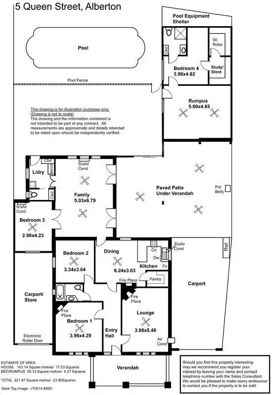 Floorplan of Homely house listing, 5 Queen Street, Alberton SA 5014