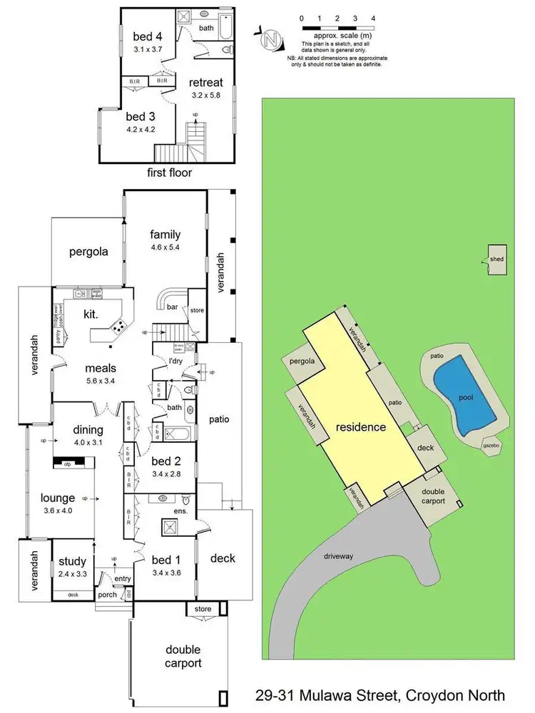 Floorplan of Homely house listing, 29-31 Mulawa Street, Croydon North VIC 3136