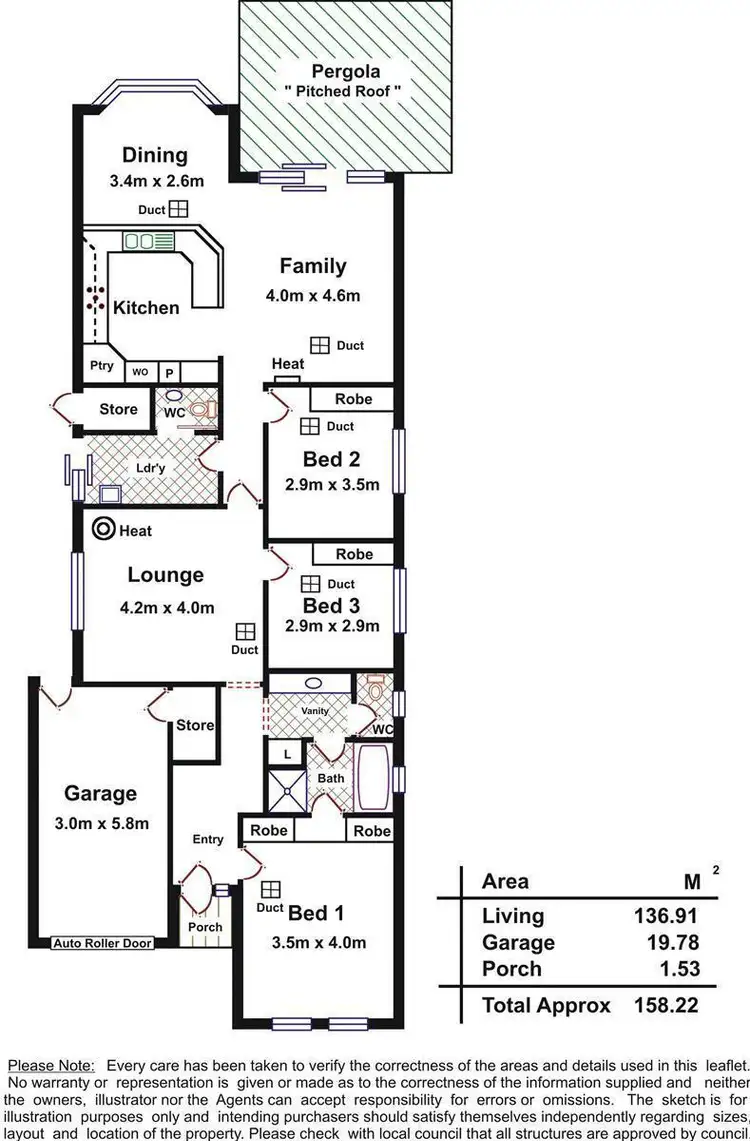 Floorplan of Homely house listing, 6 Ashdown Street, Oakden SA 5086