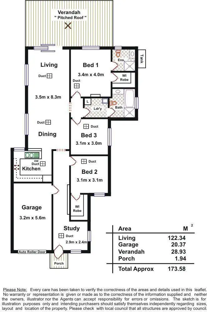 Floorplan of Homely house listing, 22 Queensborough Avenue, Hillcrest SA 5086
