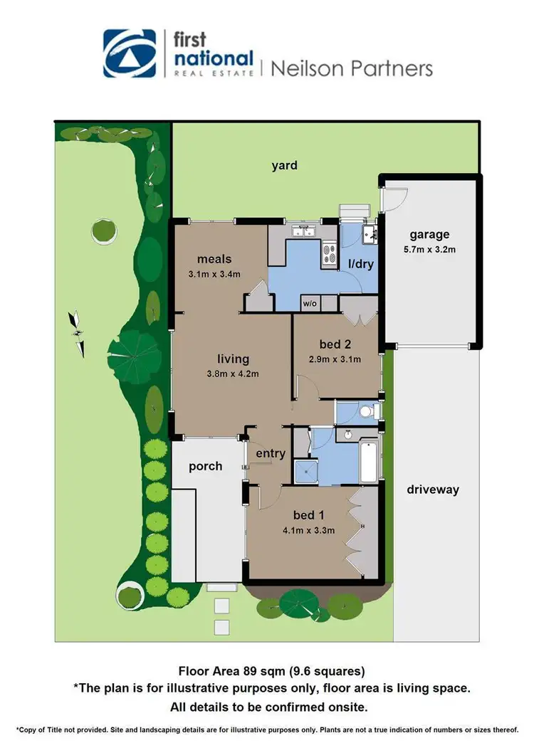 Floorplan of Homely unit listing, 1/10 Station Street, Officer VIC 3809