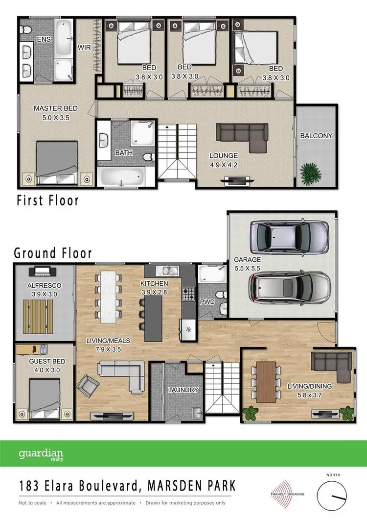 Floorplan of Homely house listing, 183 Elara Boulevard, Marsden Park NSW 2765