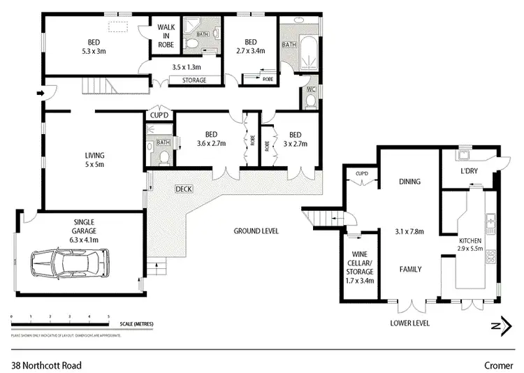 Floorplan of Homely house listing, 38 Northcott Road, Cromer NSW 2099