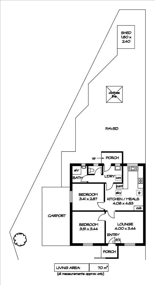 Floorplan of Homely house listing, 28B Albion Terrace, Campbelltown SA 5074