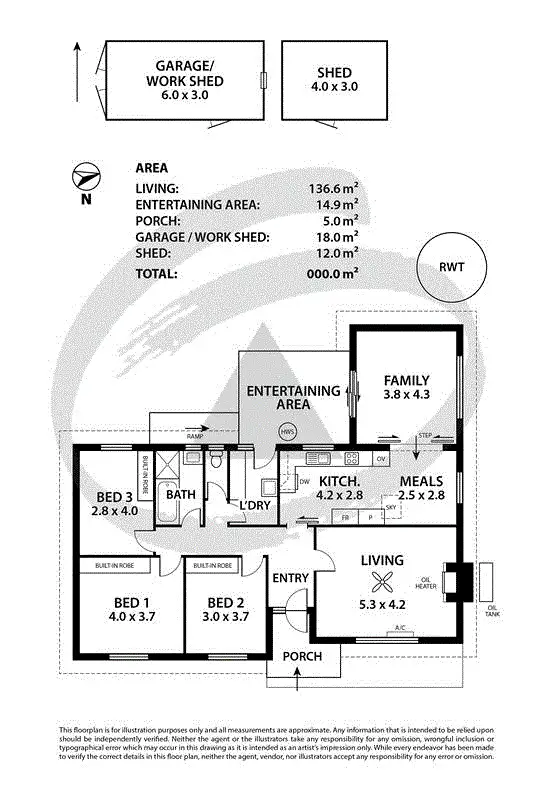 Floorplan of Homely house listing, 18 Stephenson Street, Mount Barker SA 5251