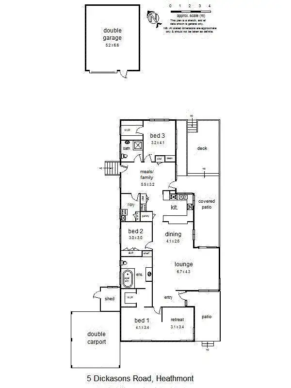 Floorplan of Homely house listing, 5 Dickasons Road, Heathmont VIC 3135