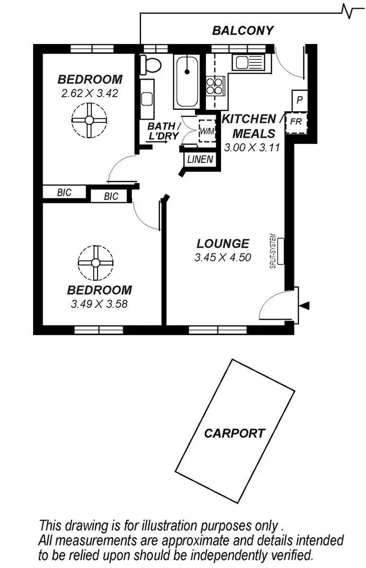 Floorplan of Homely unit listing, 8/23 Tudor Street, Dulwich SA 5065
