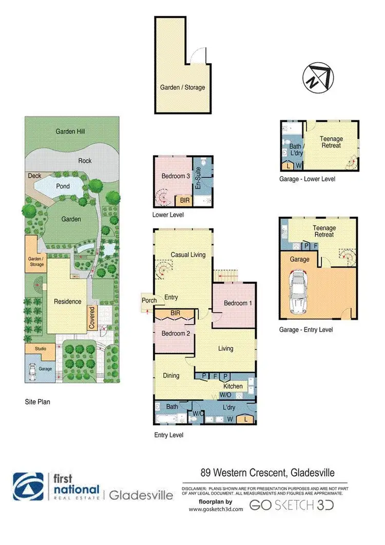Floorplan of Homely house listing, 89 Western Crescent, Gladesville NSW 2111