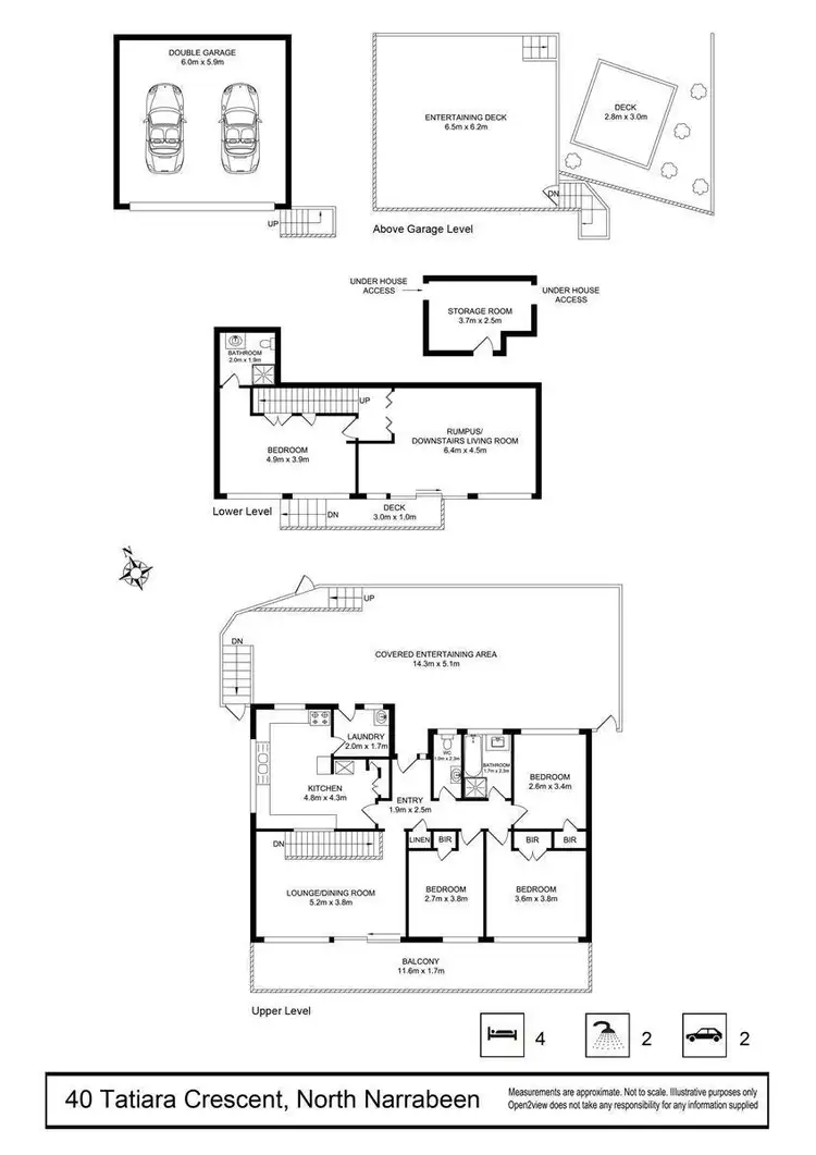 Floorplan of Homely house listing, 40 Tatiara Crescent, North Narrabeen NSW 2101