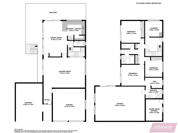 Floorplan of Homely house listing, 73 Ullora Close, Nelson Bay NSW 2315