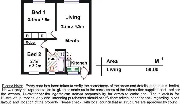 Floorplan of Homely unit listing, 48/133 Anzac Highway, Kurralta Park SA 5037