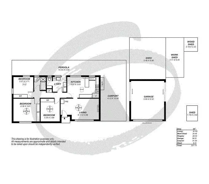 Floorplan of Homely house listing, 83 Berry Road, Echunga SA 5153