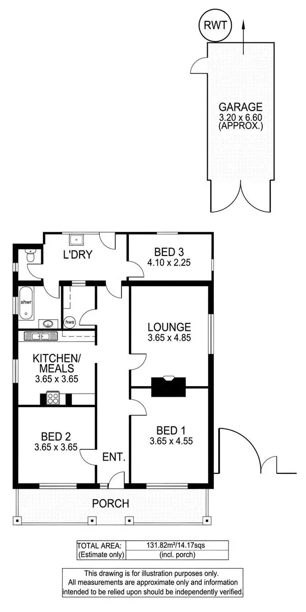 Floorplan of Homely house listing, 579 Goodwood Road, Colonel Light Gardens SA 5041