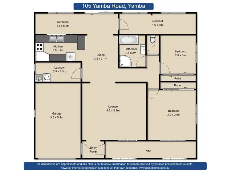 Floorplan of Homely house listing, 105 Yamba Road, Yamba NSW 2464