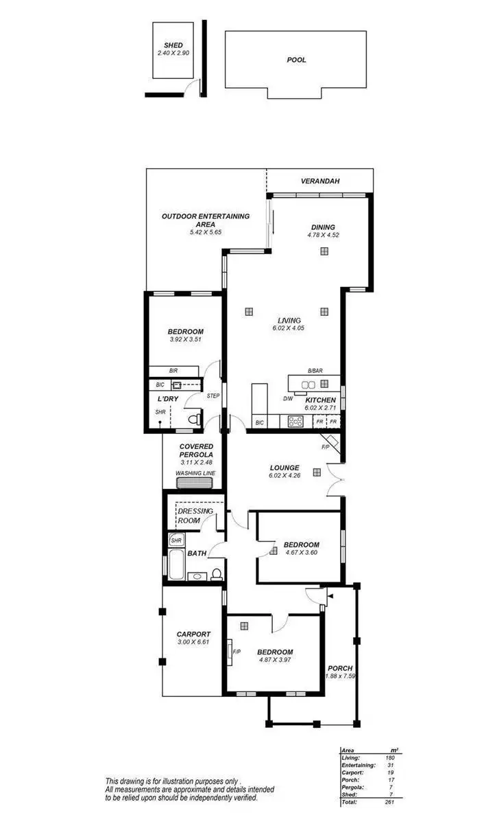 Floorplan of Homely house listing, 15 Everett Avenue, Dulwich SA 5065