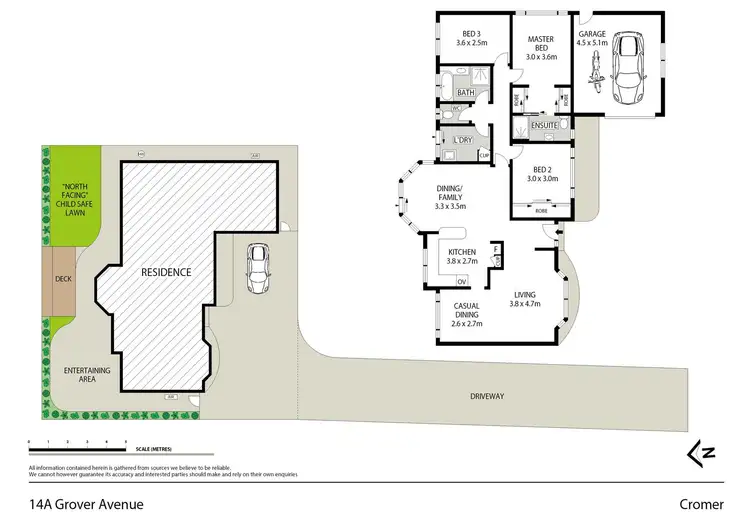 Floorplan of Homely house listing, 14a Grover Avenue, Cromer NSW 2099