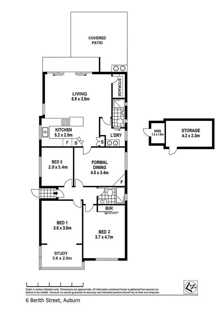 Floorplan of Homely house listing, 6 Berith Street, Auburn NSW 2144