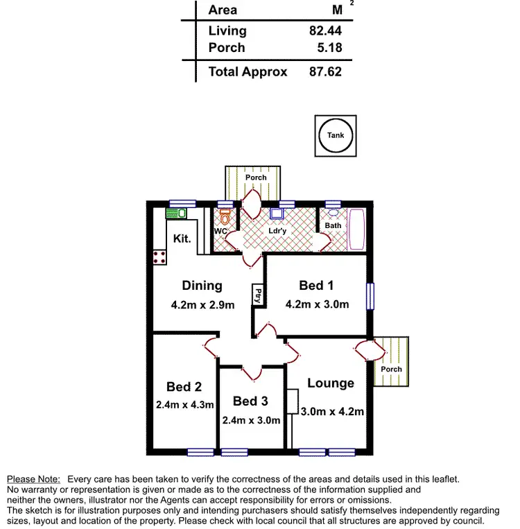 Floorplan of Homely house listing, 18 Hornet Crescent, Elizabeth East SA 5112