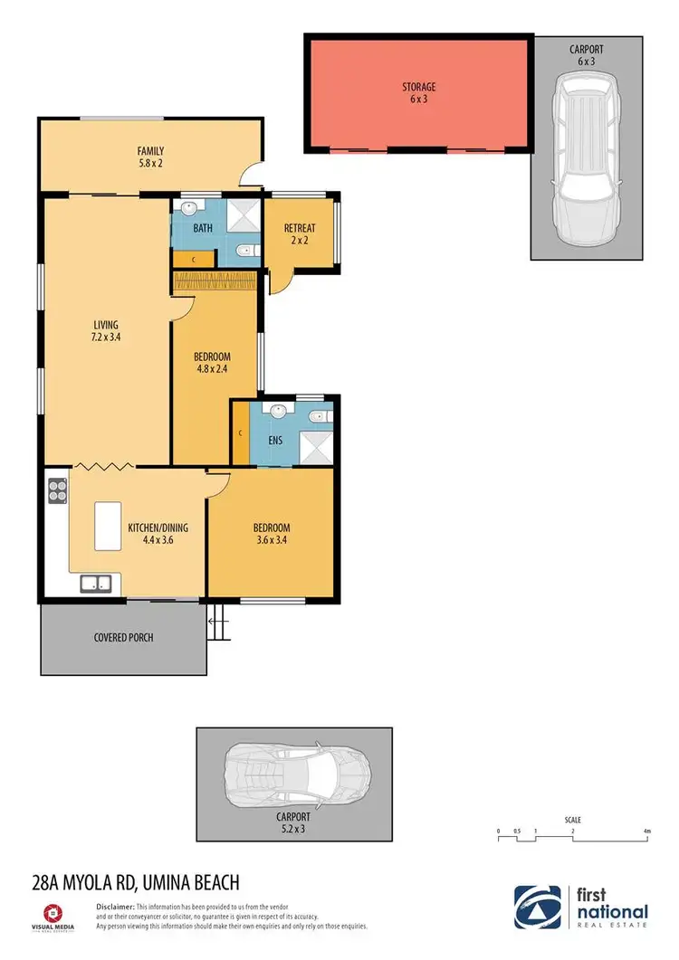 Floorplan of Homely house listing, 28A Myola Road, Umina Beach NSW 2257