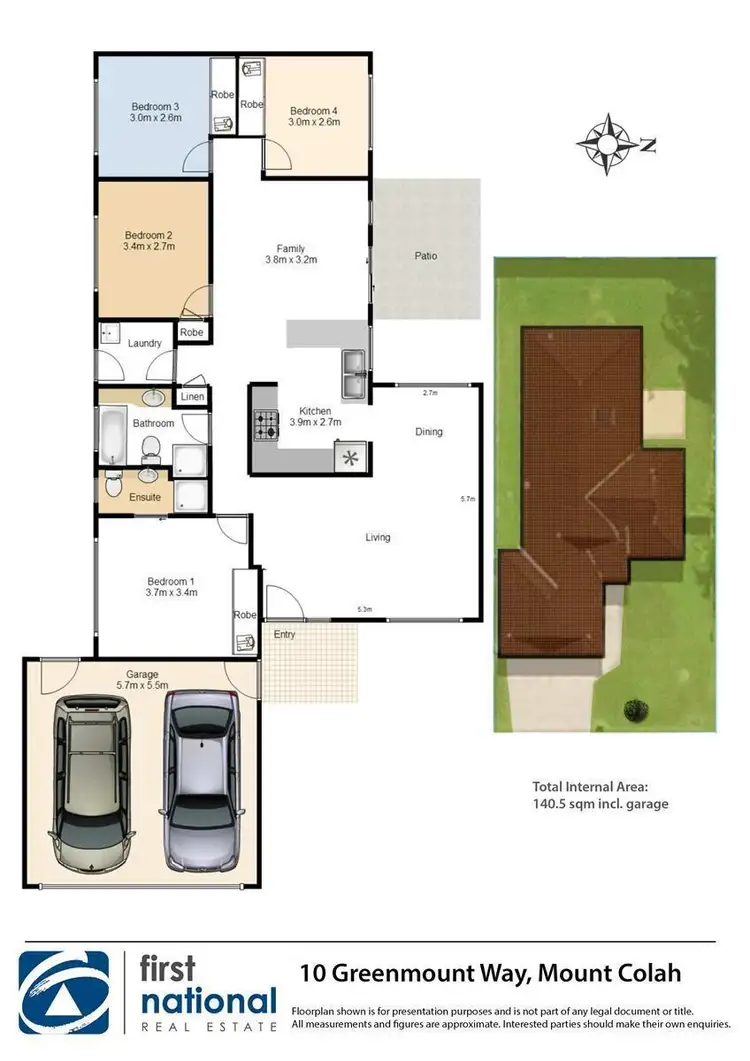 Floorplan of Homely house listing, 10 Greenmount Way, Mount Colah NSW 2079