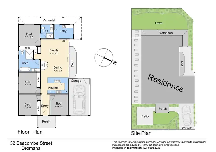 Floorplan of Homely house listing, 32 Seacombe Street, Dromana VIC 3936
