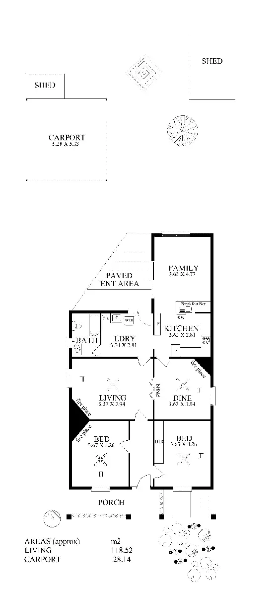 Floorplan of Homely house listing, 51 Monmouth Road, Westbourne Park SA 5041