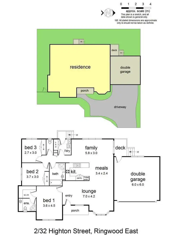 Floorplan of Homely unit listing, 2/32 Highton Street, Ringwood East VIC 3135