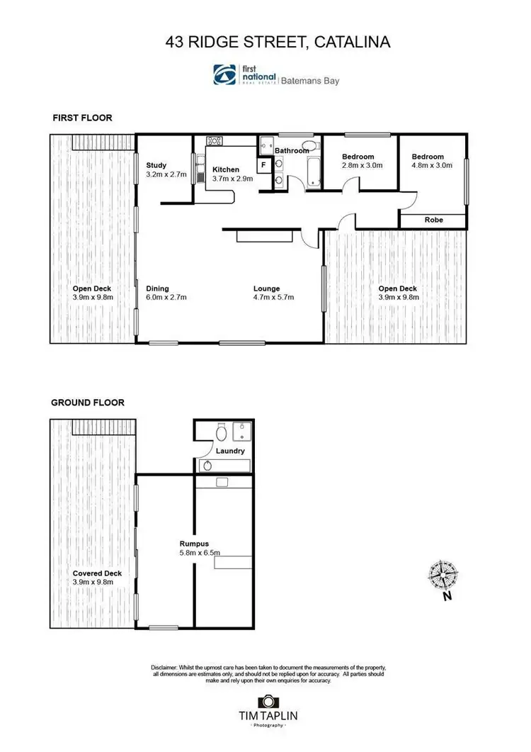 Floorplan of Homely house listing, 43 Ridge Street, Catalina NSW 2536