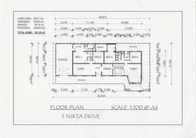 Floorplan of Homely house listing, 5 Nirta Drive, Murrumbateman NSW 2582