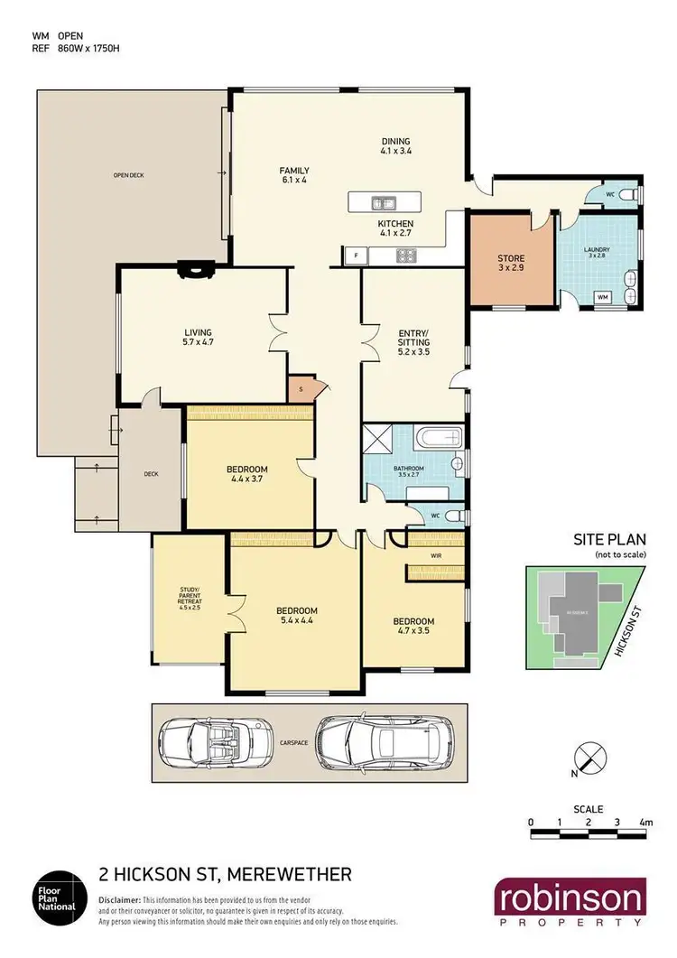 Floorplan of Homely house listing, 2 Hickson Street, Merewether NSW 2291