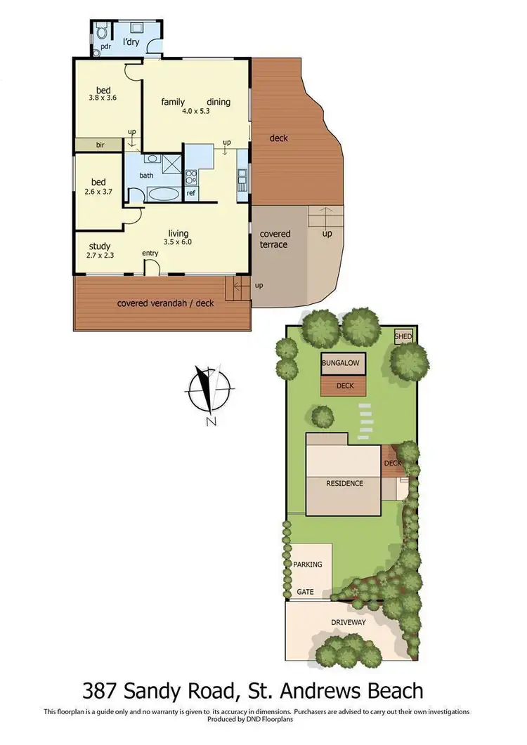 Floorplan of Homely house listing, 387 Sandy Road, St Andrews Beach VIC 3941