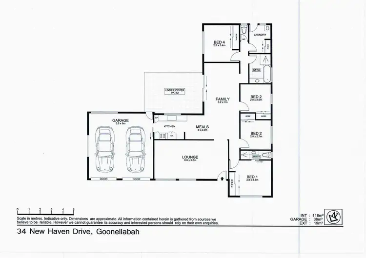 Floorplan of Homely house listing, 34 Newhaven Drive, Goonellabah NSW 2480