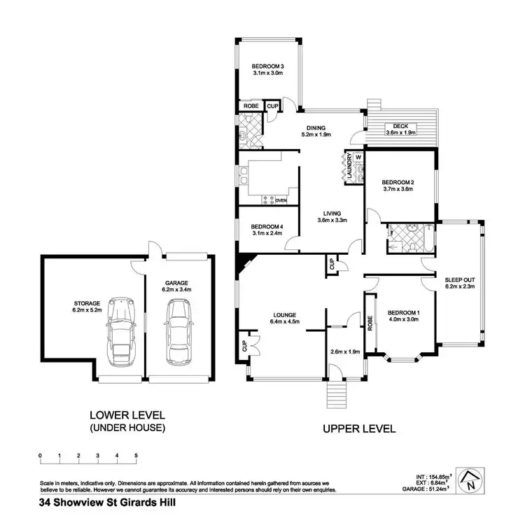 Floorplan of Homely house listing, 34 Showview Street, Girards Hill NSW 2480