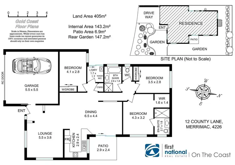 Floorplan of Homely house listing, 12 County Lane, Merrimac QLD 4226