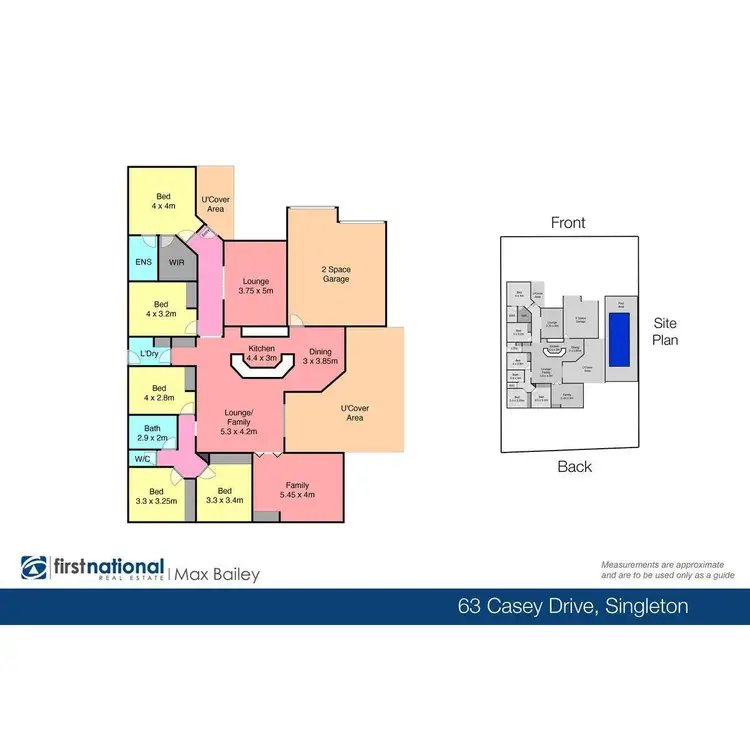 Floorplan of Homely house listing, 63 Casey Drive, Singleton NSW 2330