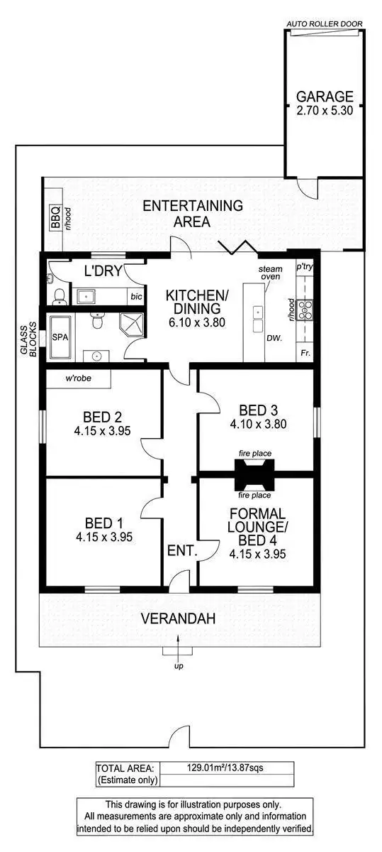 Floorplan of Homely house listing, 1B Regent Street, Glenelg North SA 5045