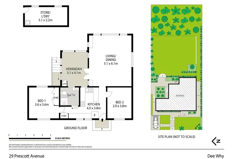Floorplan of Homely house listing, 29 Prescott Avenue, Dee Why NSW 2099
